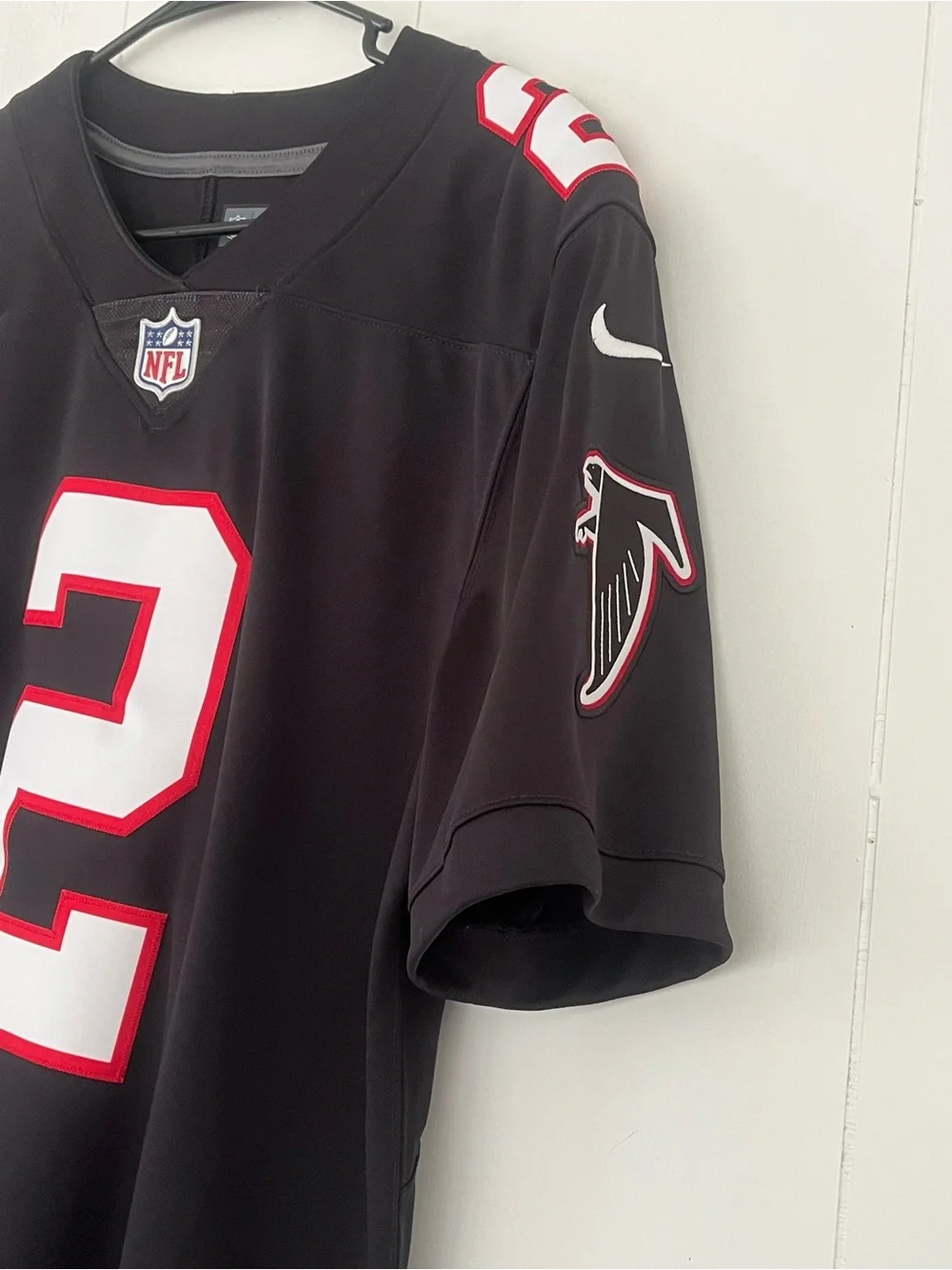 Nike Matt Ryan Atlanta Falcons Black Jersey Dri-Fit On Field Size Medium